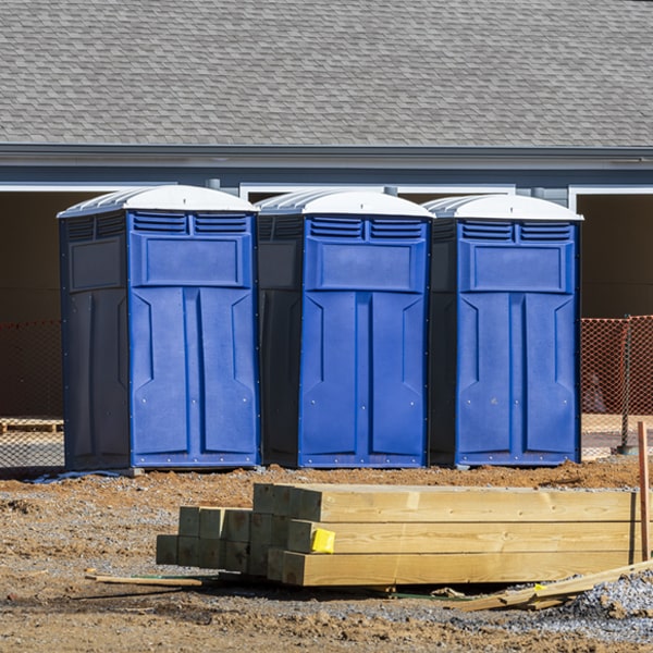 do you offer hand sanitizer dispensers inside the portable toilets in Cutlerville